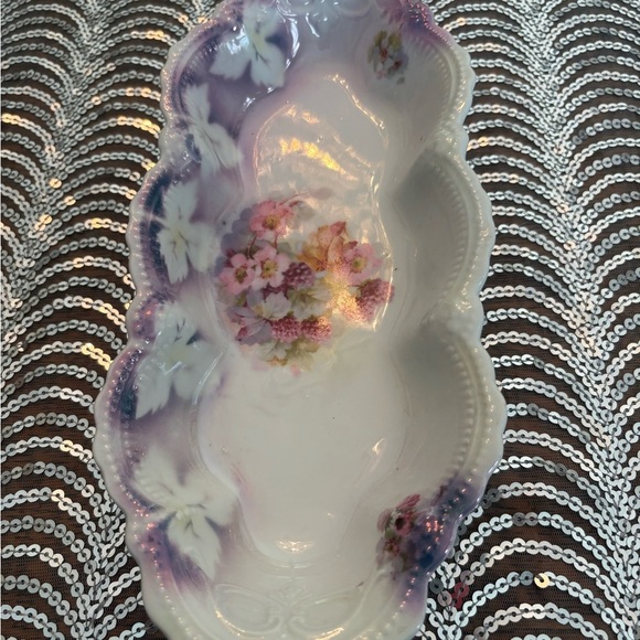 Vintage Leuchtenburg Germany Porcelain Celery Relish Dish - Picture 7 of 10